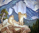 Lions de montagne