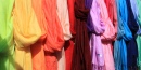 Foulards colorés