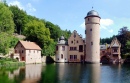 Château au bord de l'eau à Mespelbrunn, Allemagne