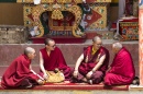 Moines bouddhistes, Lamayuru Gompa, Inde