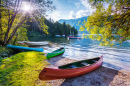 Lac Bohinj, Alpes Julian, Slovénie