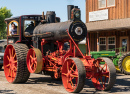 Tracteur à vapeur vintage à Gervais, Oregon
