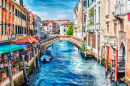 Canal Rio dei Greci à Venise