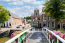 Ville pittoresque de Dokkum, Pays-Bas