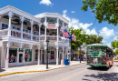 Vue du centre-ville de Key West, Floride, États-Unis