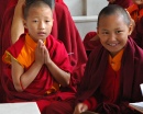 Deux moines initiés, Katmandou, Népal