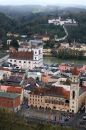 La vieille ville de Passau depuis la Veste Oberhaus