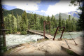 Passerelle sur la rivière Animas, Colorado