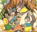 Quatre petits lapins