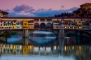 Ponte Vecchio au coucher du soleil
