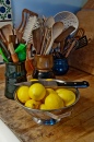 Citrons et couteau
