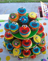Petits gâteaux de Sesame Street