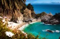 Cascades de la plage de Big Sur