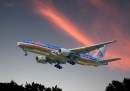American Airlines en approche