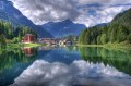 Lac Alleghe, Italie