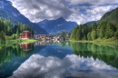 Lac Alleghe, Italie