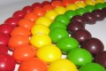 Arc-en-ciel de bonbons fruités