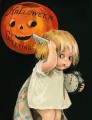 Carte postale ancienne de Halloween
