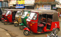 Tuk-tuks au Sri Lanka