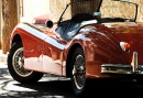 Jaguar XK140 rouge