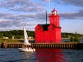 Phare d'une parc d'état Hollandais