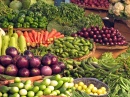Légumes à vendre à Bara Bazaar, Inde