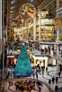 Shopping de vacances de Noël au Eaton centre de Toronto