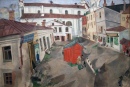 La place du marché de Vitebsk par Marc Chagall