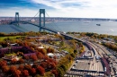 Ligne de départ du pont Verrazano-Narrows