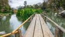 Passerelle vers le jardin