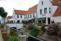 Maisons blanches à Lissewege, Belgique