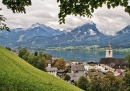 Village de St Wolfgang, Autriche