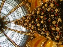 Sapin de Noël aux Galeries Lafayette, Paris