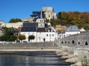 Le château et l'église de Montrichard, France