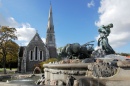 Fontaine Gefion Copenhague, Danemark