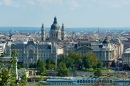 Budapest, vue de la colline du château Atop