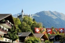 Vue de Gstaad, Suisse