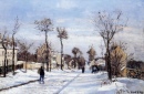 Rue sous la neige, Louveciennes