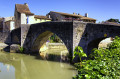 Le vieux pont à Nérac, France