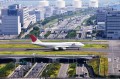 Avion sur le pont, Aéroport d'Haneda, Tokyo