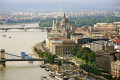 Vue aérienne de Budapest, Hongrie