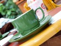 Tasse de café verte