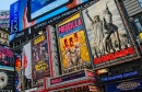 Affiches de théâtre à Times Square