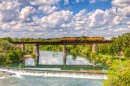 Pont de chemin de fer, New Braunfels, Texas