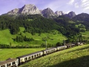 Train Suisse sur le GoldenPass Line