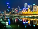 Melbourne, Australie la nuit