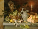 Nature morte avec une bougie