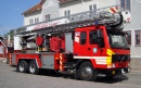 Camion de pompier Volvo FL 10 en Suède