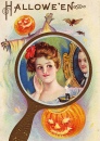 Carte postale d'Halloween