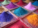 Pigments à vendre, Goa, Inde